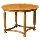 Swedish Art Deco Carpathian Elm End or Side Table