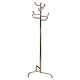 Swedish Machine Age Chrome Coat Rack or Stand