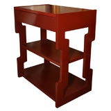 Cinnabar Lacquer Console Table
