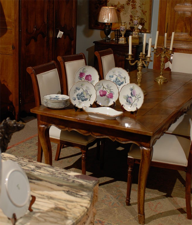 Set of German Fruit Plates and Platter, circa 1918-1922