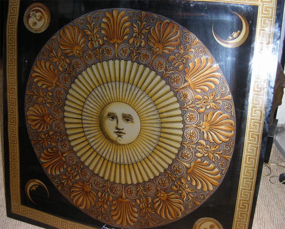 Late 20th Century 1970-1980 Italian Table Top by Fornasetti For Sale