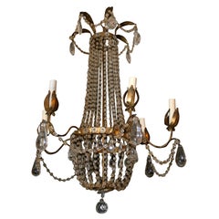 Gilt Metal Chandelier