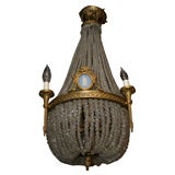 Gilt Bronze Neo Classic Chandelier