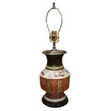 Chinese Export large vase Ca 1800, electrified