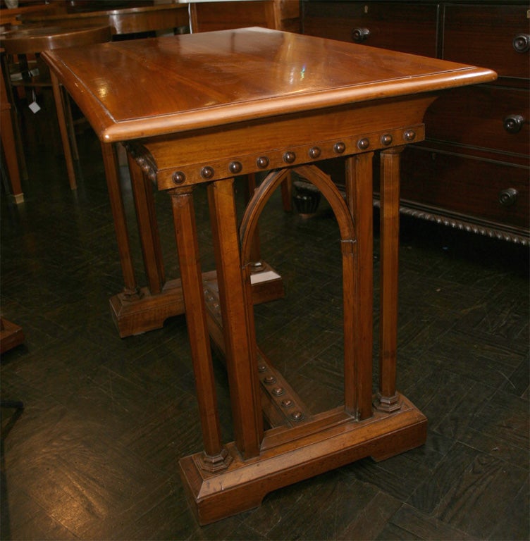 gothic arched console table