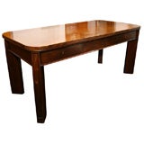 Early 20th Century Art Deco Walnut Desk
