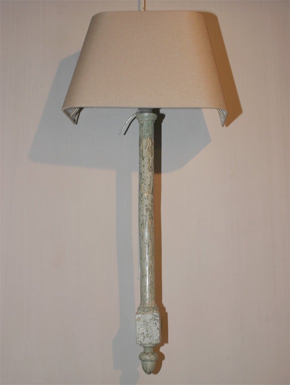 pair of sconces made from architectural parts