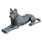 Early 20th Century Bronze Dog