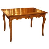 Antique French provincial bureau plat/tea table.  Louis XV style