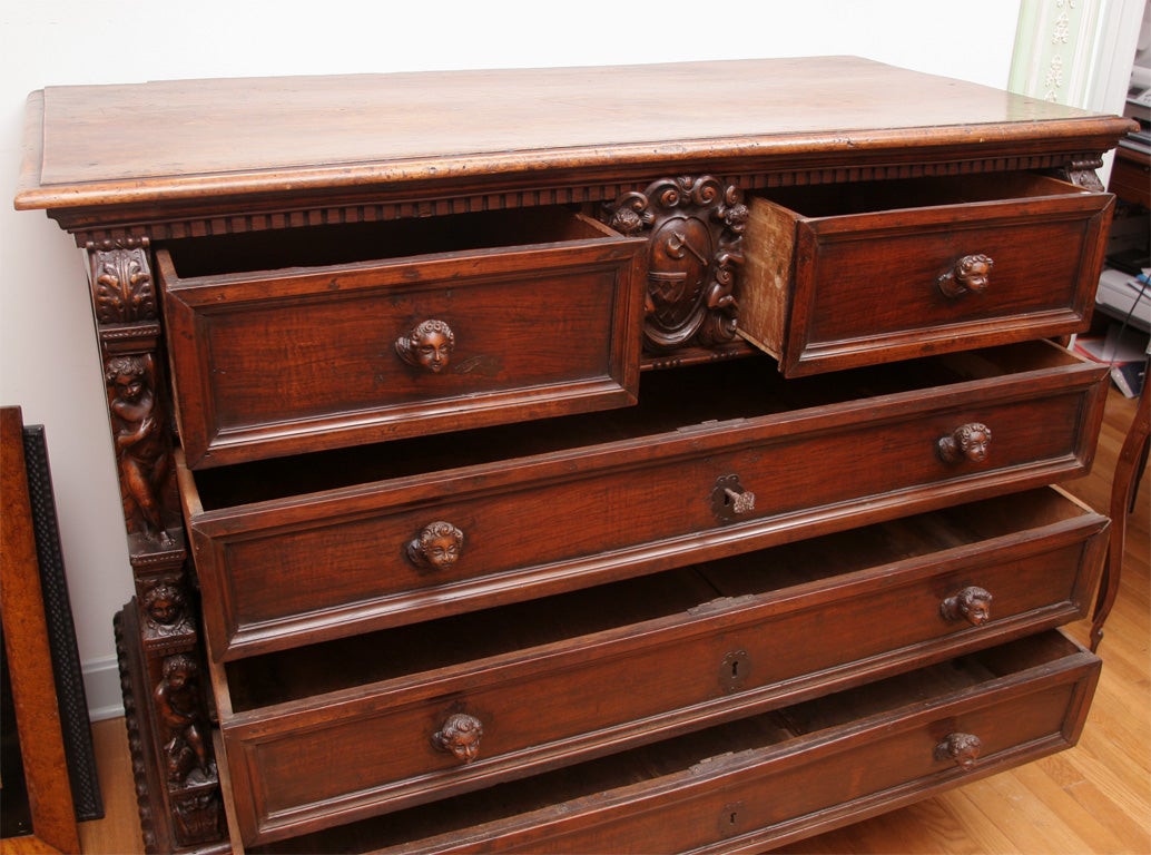 Italian Renaissance Walnut Bombacci For Sale 1