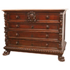 Italian Renaissance Walnut Bombacci 12