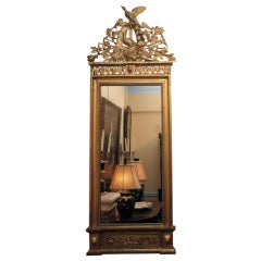 Italian Neoclassical Gilt Mirror Attributed to Giovan Battista Dolci