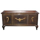 MONTEVERDI-YOUNG CABINET WITH DECORATIVE GILT PULLS