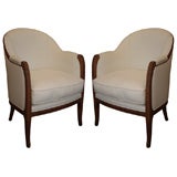 Pair of Armchairs by Leon Jallot