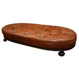 Antique A Large Oval Ottoman