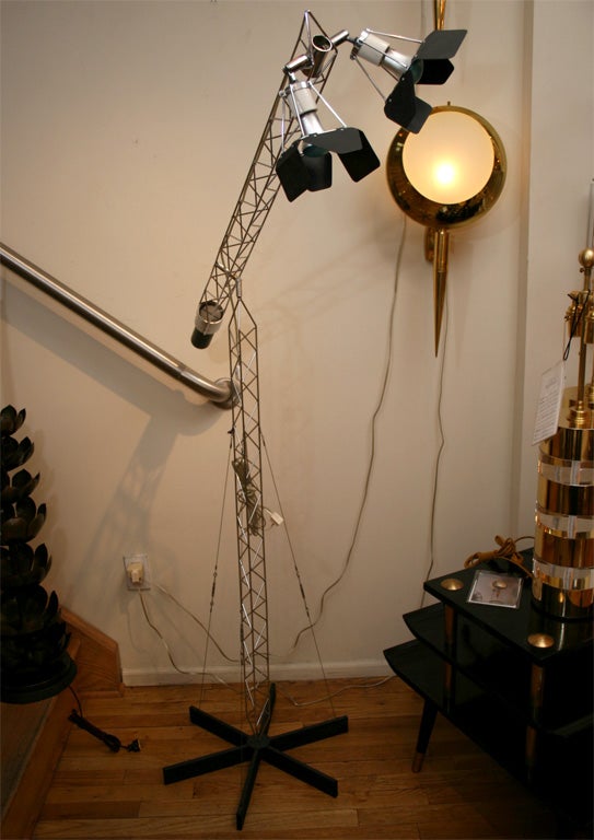 Crane floor lamp by Jere