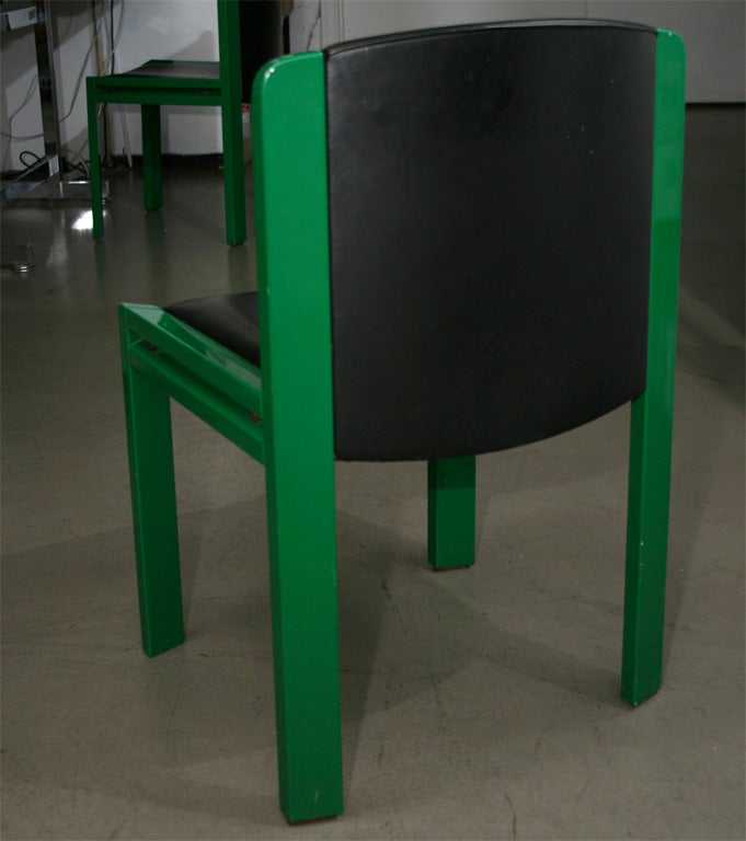 Modello 300 (Trecento) dining chairs , set of six Pozzi