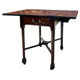 Very fine Chippendale period mahogany rectangular pembroke table