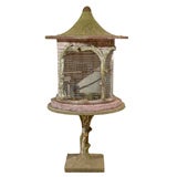 Vintage Large Stone Birdcage