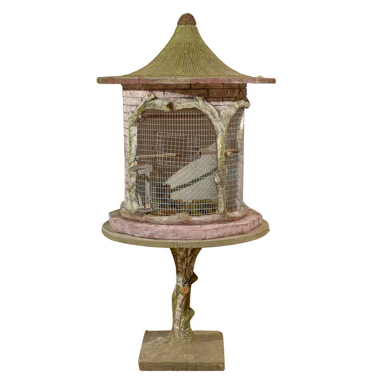 Large Stone Birdcage For Sale