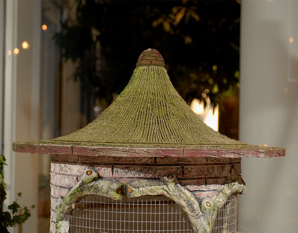 Large Stone Birdcage For Sale 1