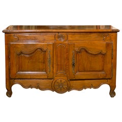 Antique Transitional Louis XV/XVI Period Walnut Buffet , Nimes c. 1780.