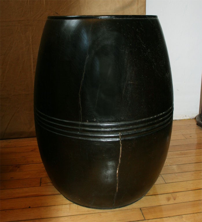 Thai solid fruitwood barrel stools / tables