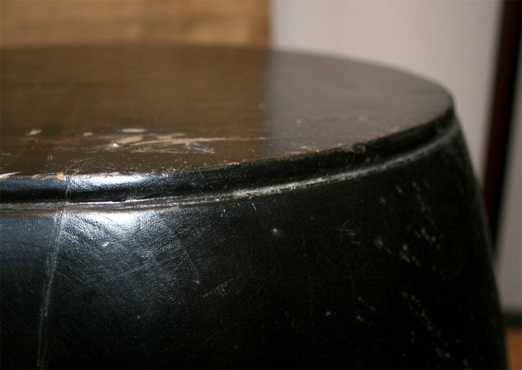 Hand-Carved solid fruitwood barrel stools / tables