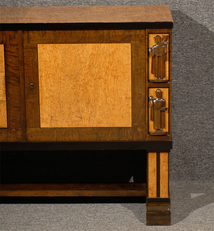 Art Deco Sideboard Attributed to Eliel Saarinen For Sale 1