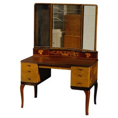 Vintage Swedish Art Deco Dressing Table Vanity by Carl Malmsten