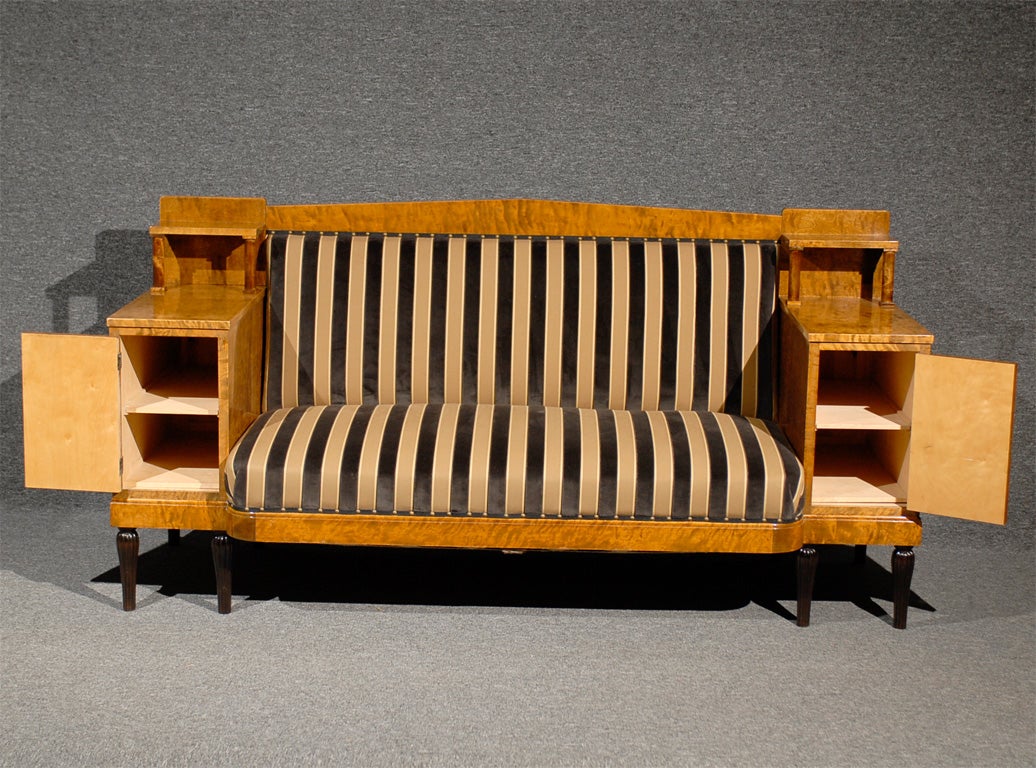 Swedish Karl Johan (Biedermeier) Revival Settee Sofa 3