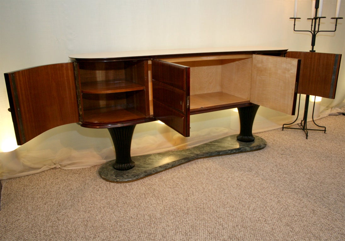 Sculptural Sideboard by Dassi In Excellent Condition In New York, NY