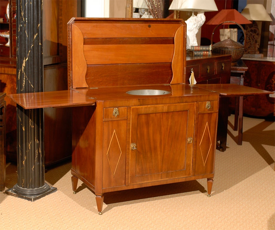 Louis XVI Period Dutch Chest That Opens into Sideboard with a Sink For Sale 2