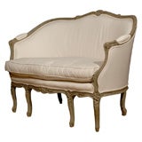 19th Century Painted French Louis XV Style Canape