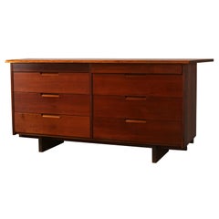 A  Cherry Free Edge Cherry Chest of Drawers By George Nakashima