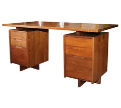 Double Pedestal Desk  By George Nakashima