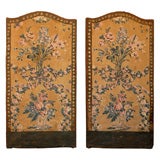 Antique Pair of French Wallpaper Panels