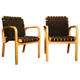 Set 12 of Armchairs by Alvar Aalto