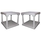 Pair of Marble Top Side Tables