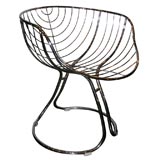 Set of 6 "Pan Am" Chrome Dining Chairs