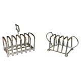 Antique Silver Plated English Toast Racks