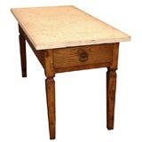 Antique Early 19th Century Pine Kitchen Table