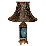 19th Century Chinese Cloisonne Lamp