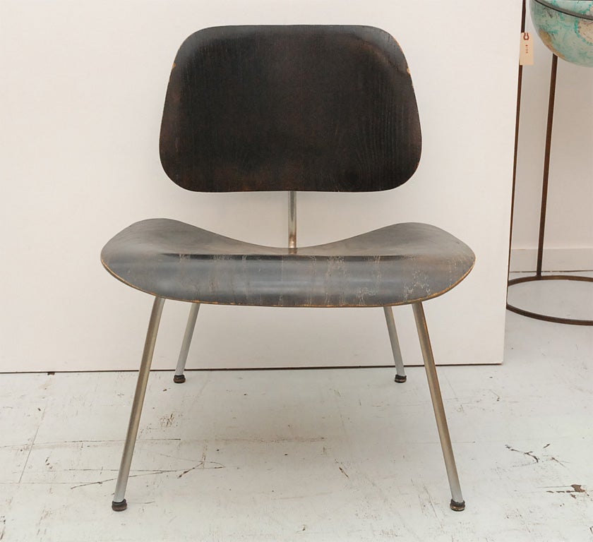 all original early example of Charles Eames classic.  The Evans Herman Miller label dates this example to 1948.