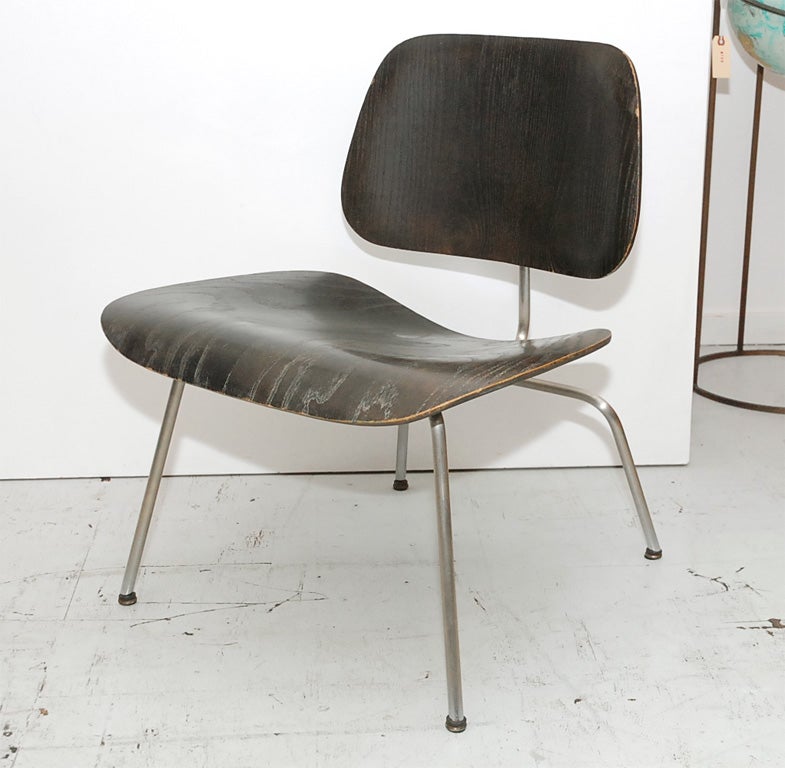 Steel Black aniline dye, Evans label,  Eames LCM in Ash.