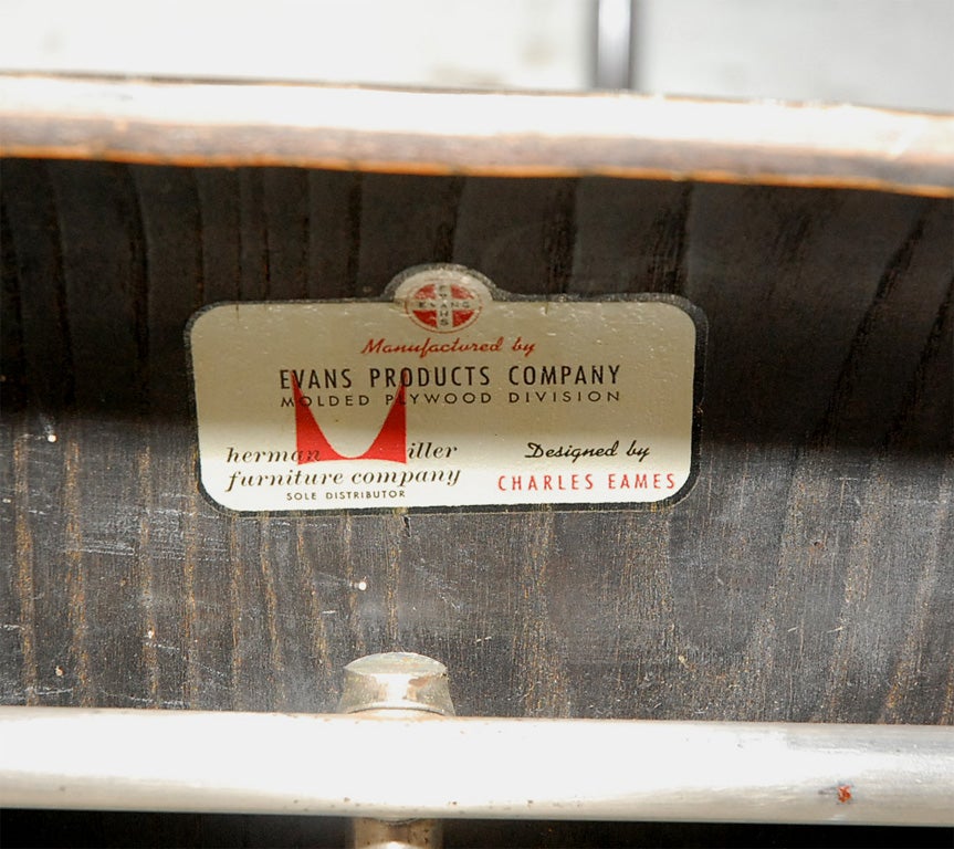 Black aniline dye, Evans label,  Eames LCM in Ash. 5