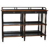 El Marangon Lacquered Bookcase with Gallery