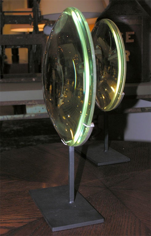 19th Century Projector Lens on Stand