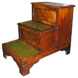 Mahogany Three Step Commode