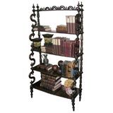 Brighton Pavillion Inspired Turned Waterfall Etagere